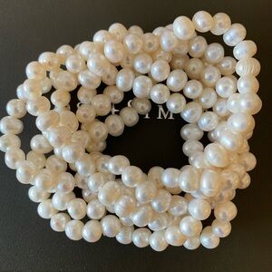 Ross-Simons Cultured Pearl Stretch Bracelet